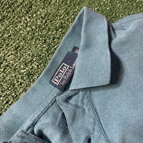 Vintage men's Blue Polo Ralph Lauren polo shirt - Picture 3 of 6